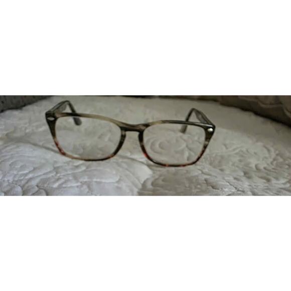 Ray Ban Eyeglasses Frame RB5228M-5837 Women's Brown Marble Full Rim 54-17-145 - Picture 4 of 8
